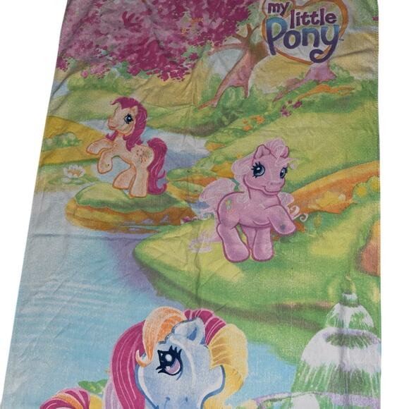 Vintage My Little Pony Child’s Beach Towel Y2k MLP - Picture 3 of 4